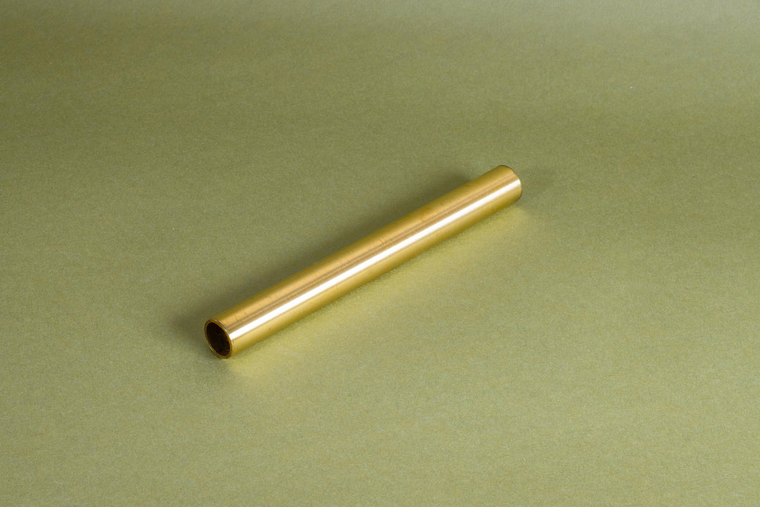 5/8" Brushed Brass Tube Sample