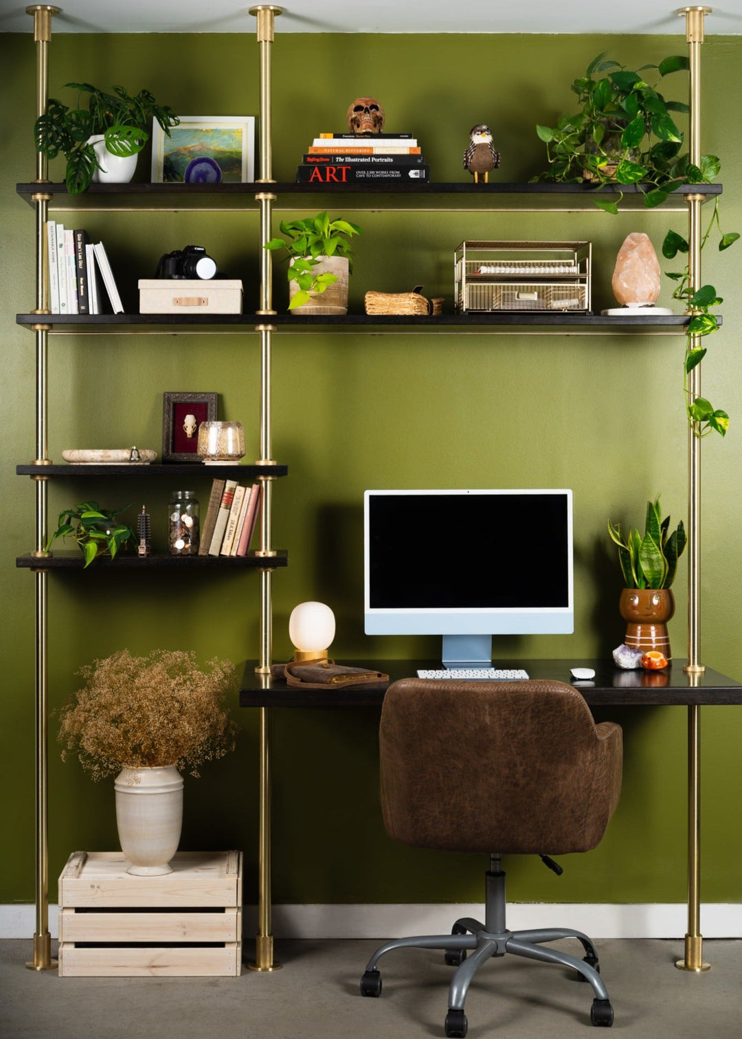 The Tuscan | Desk & Shelving Unit