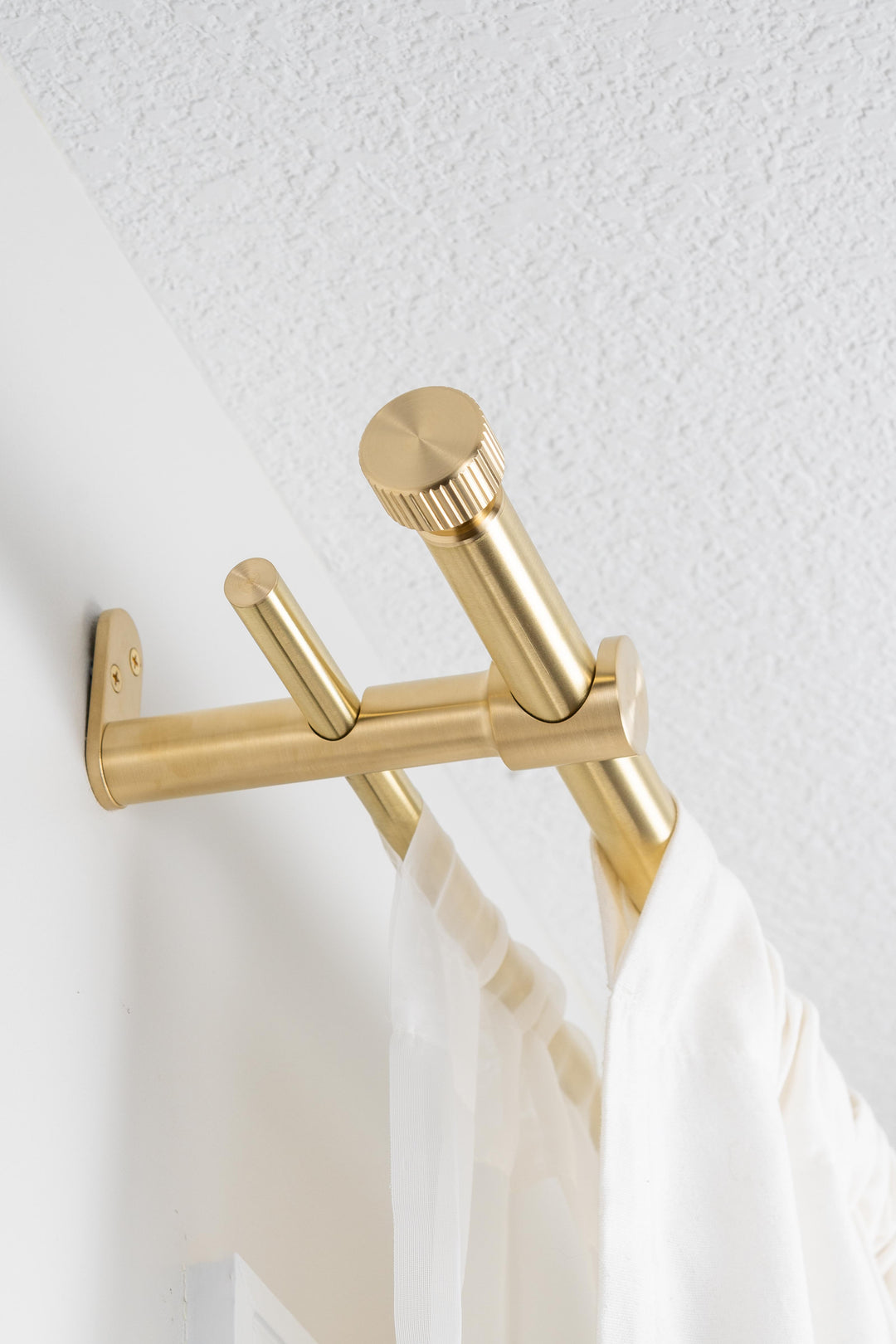 1” Double | Drapery Rod Wall Post