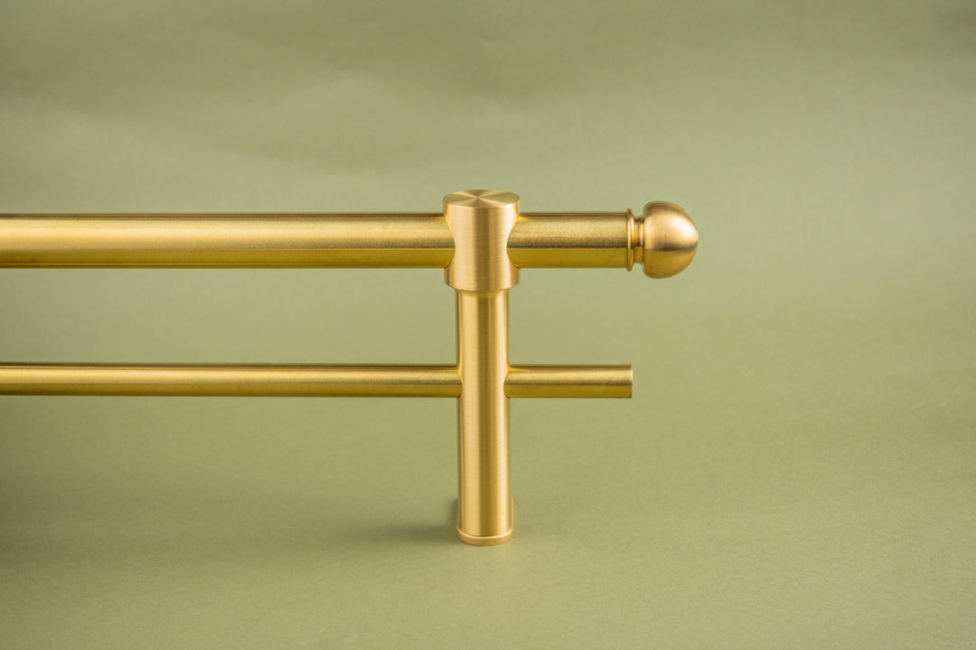 1” Double | Drapery Rod Wall Post
