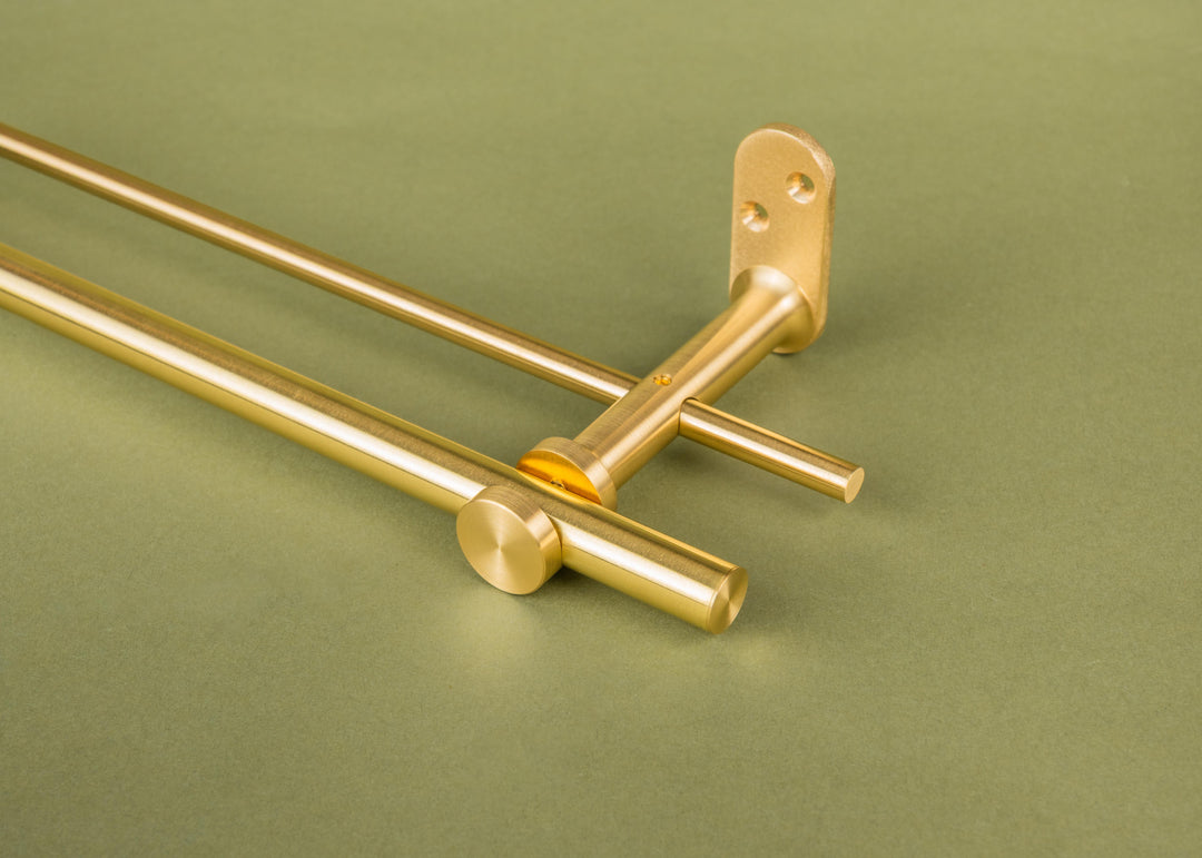 5/8” Double | Drapery Rod Wall Post