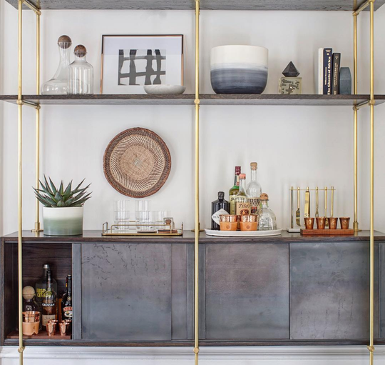 Shelving Inspiration - Modular Bistro Bar Shelving and Gallery Rails ...